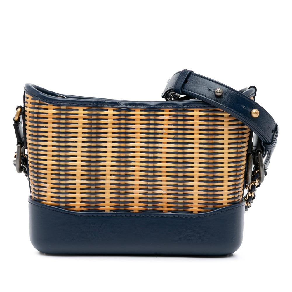 Pre-Loved Chanel Small Rattan Gabrielle Crossbody
